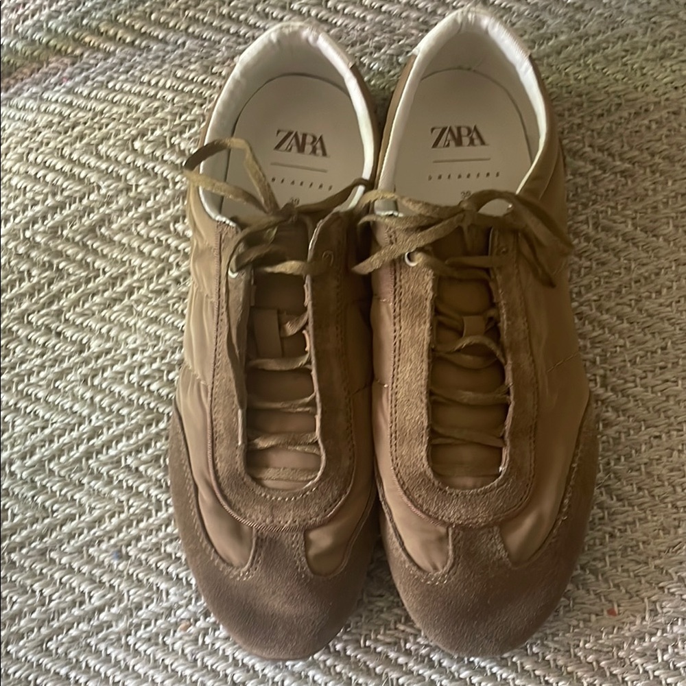 Zara Women's Brown Sneakers sz 8